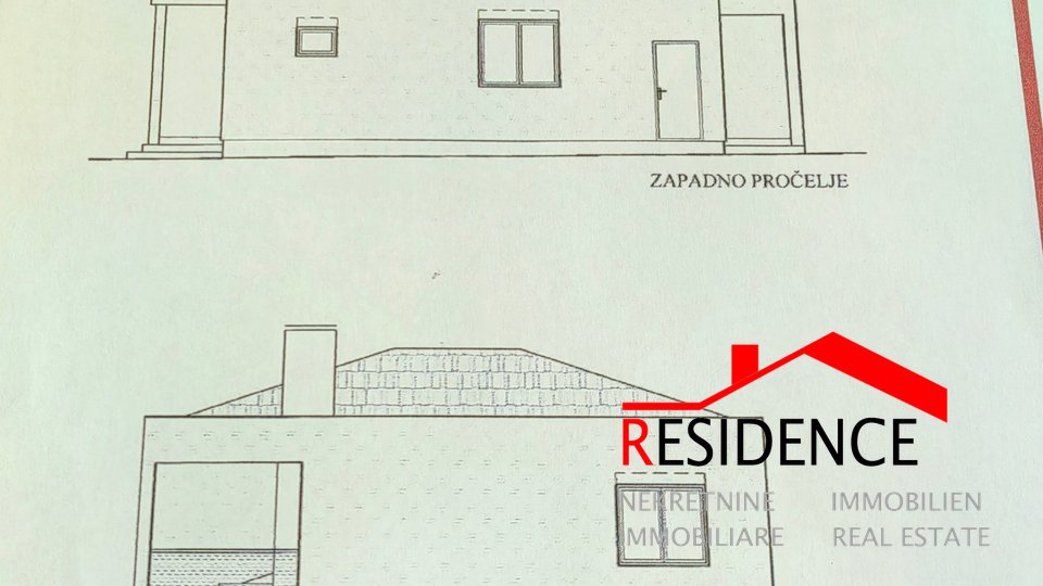 Building plot with building permit in Sveti Kirin