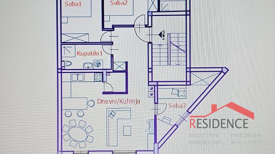 PULA-KAŠTANJER, STANOVANJE V PRVEM NADSTROPJU, NOVOGRADNJA