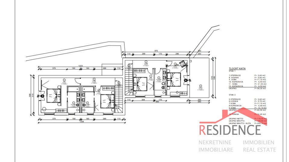 Bale, building plot with building permit for two houses