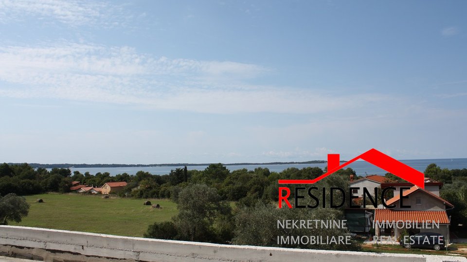 Peroj, new unfinished villa with a sea view